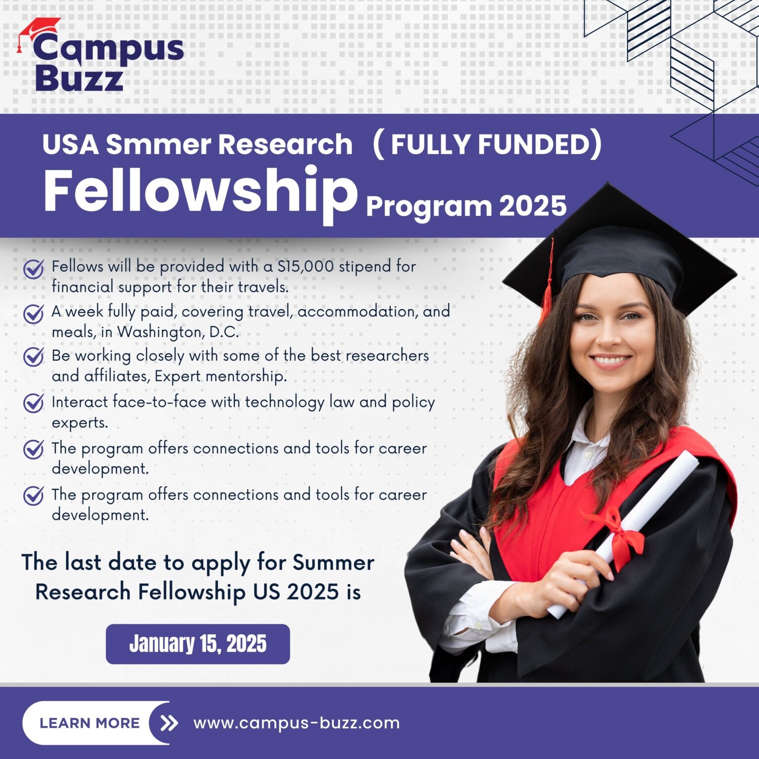 USA Summer Research Fellowship Program 2025 - Campus Buzz